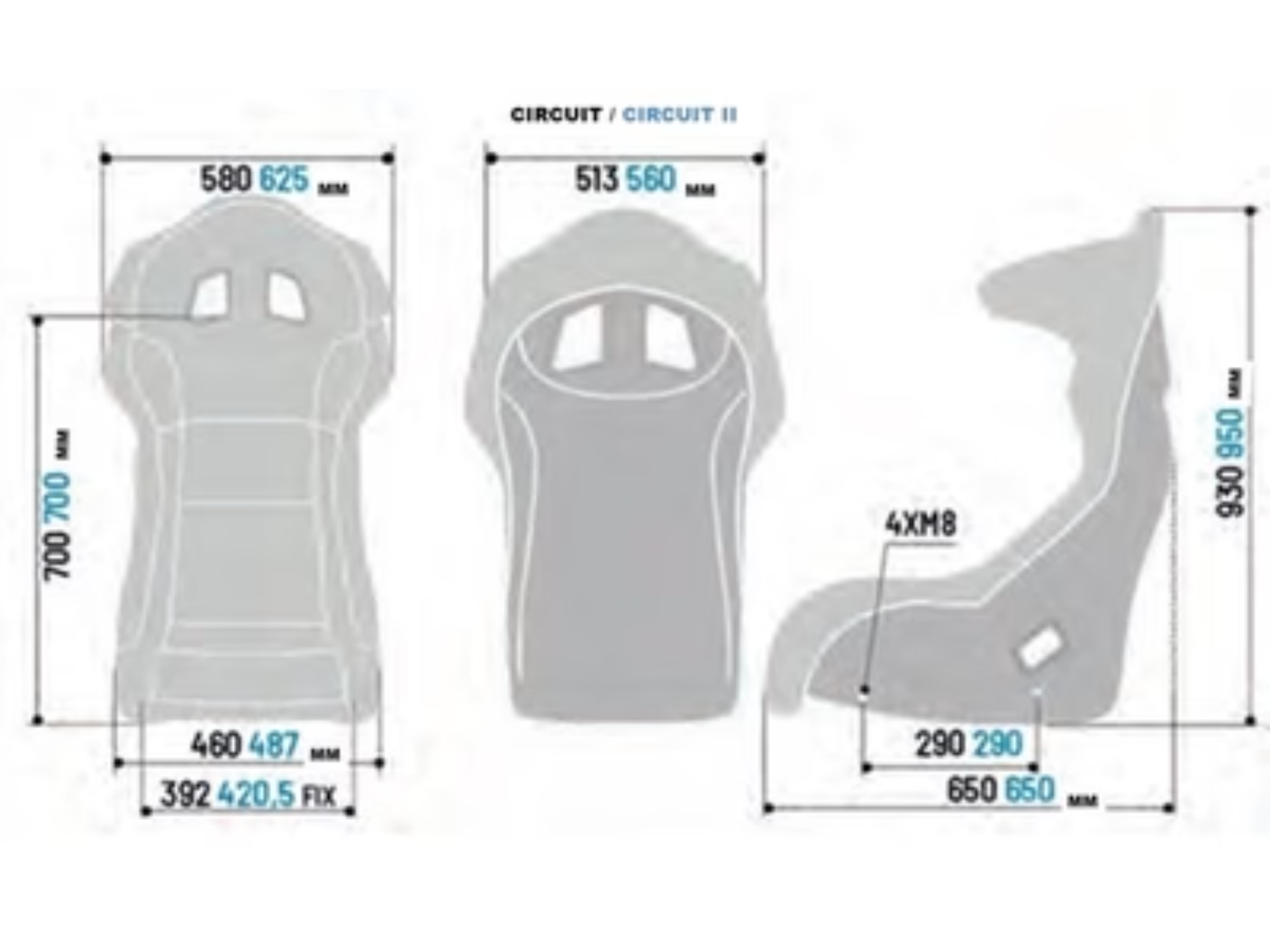 Sparco Circuit II QRT Bucket Seat