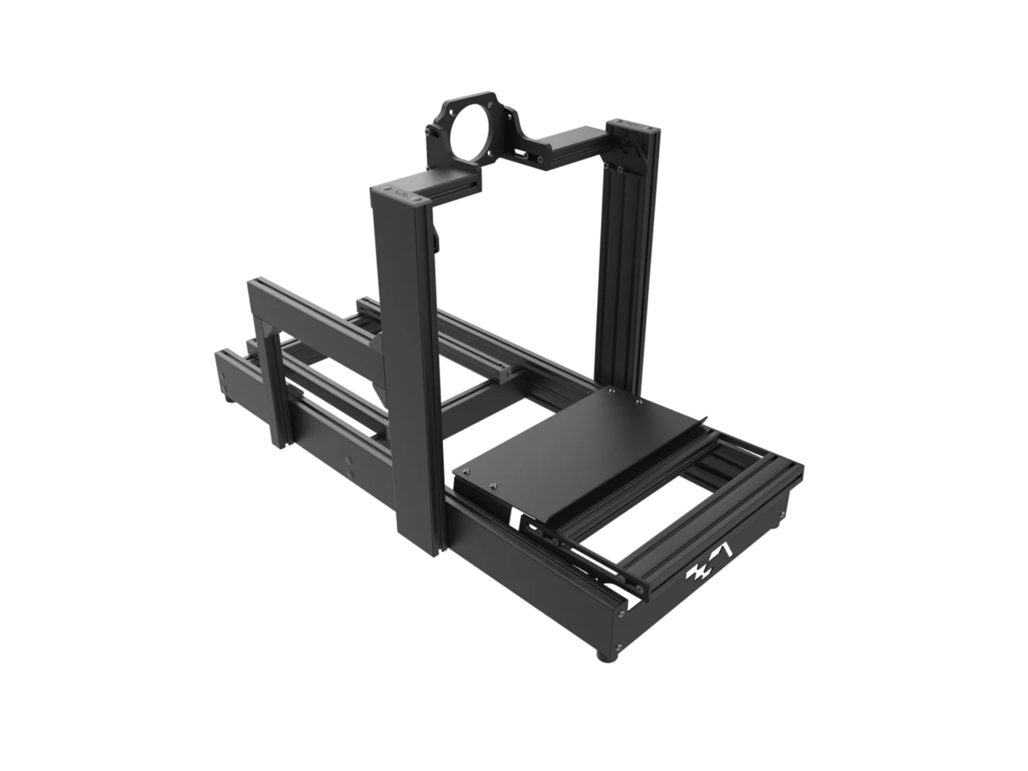 ASR 4 Wheel Deck | "Flat Face" Extruded Aluminum Profile (Generation 2) by Advanced Sim Racing for Racing Simulators