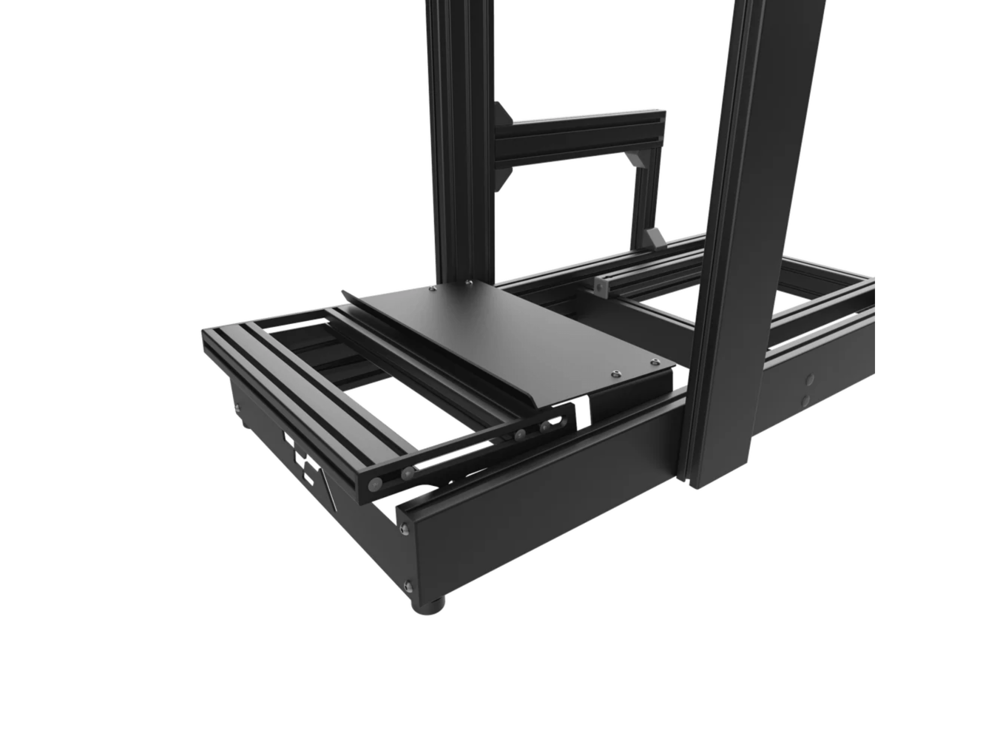 ASR 4 Wheel Deck | "Flat Face" Extruded Aluminum Profile (Generation 2) by Advanced Sim Racing for Racing Simulators