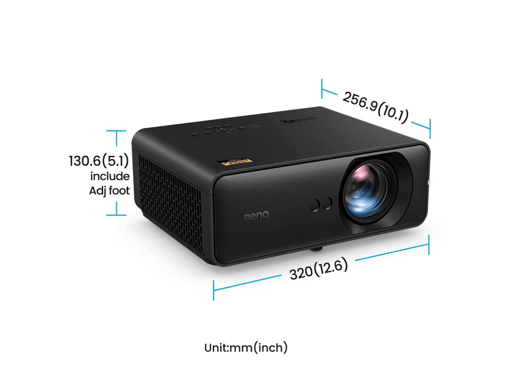 BenQ AH500ST 4000 Lumen Short Throw 1080P Laser Golf Simulator Projector by BenQ for Home and Indoor Golf Simulators