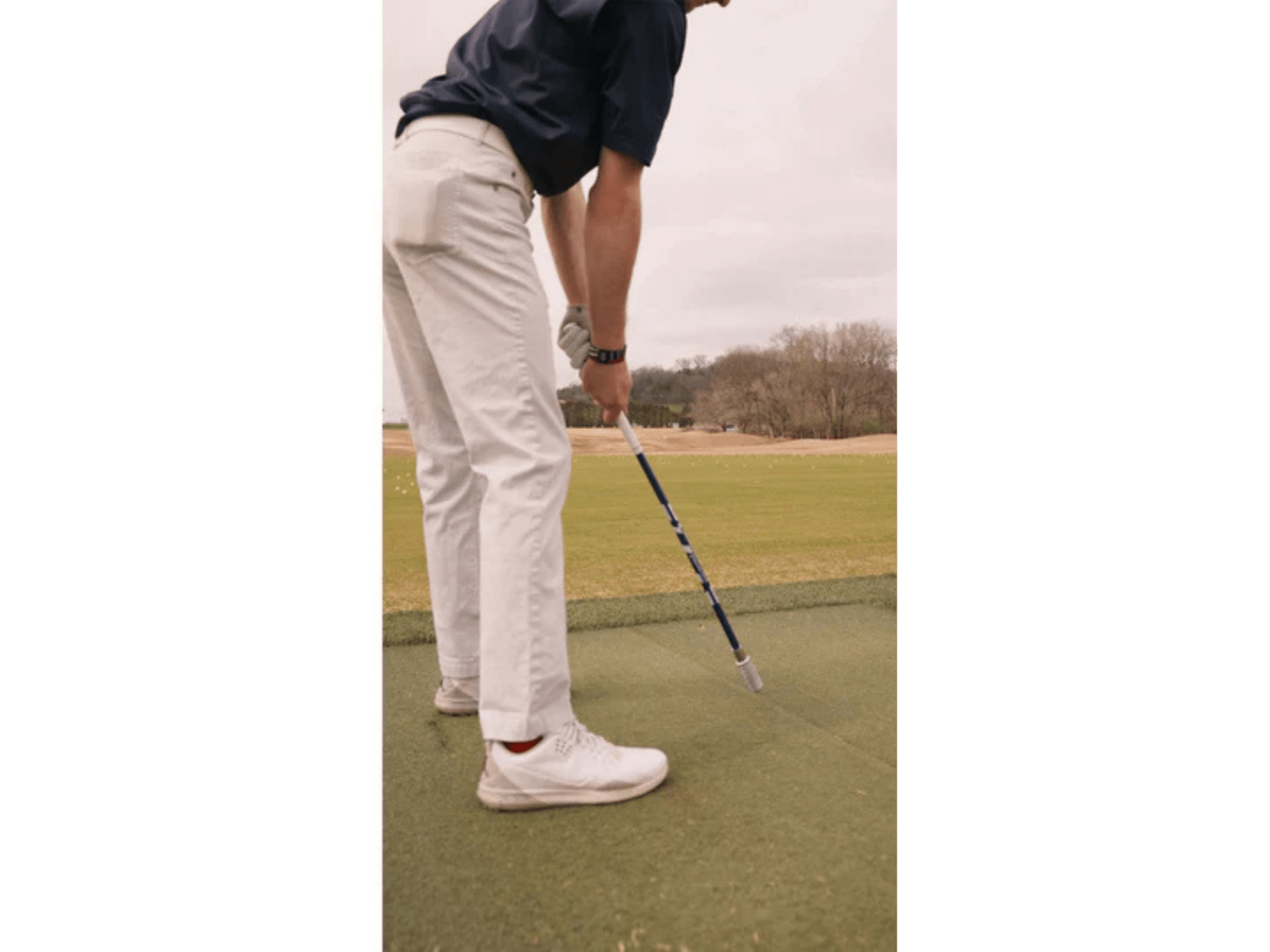 Distance Flex 2 Swing Trainer by Spornia for Home and Indoor Golf Simulators