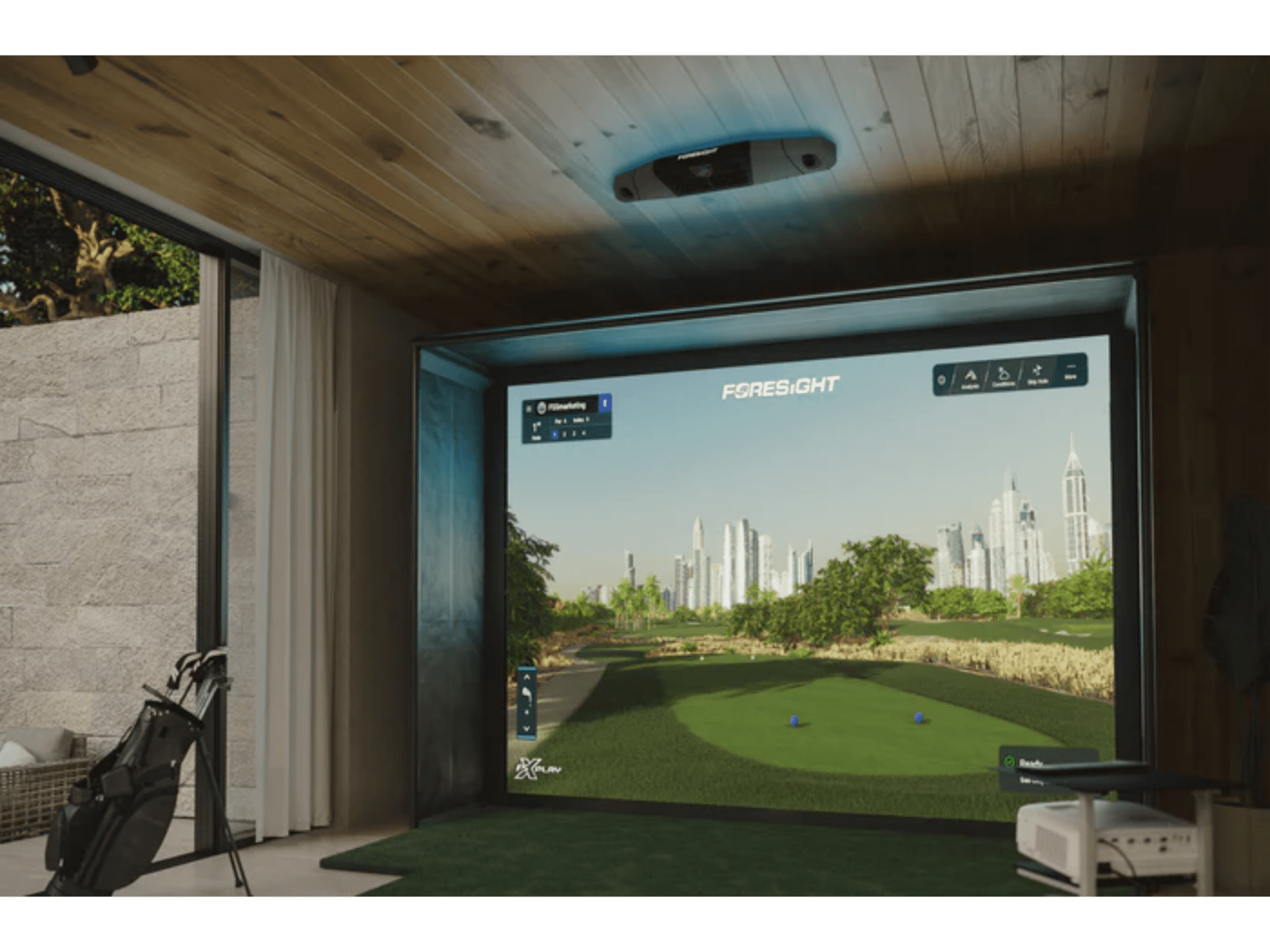 Foresight Falcon Launch Monitor by Foresight Sports for Home and Indoor Golf Simulators