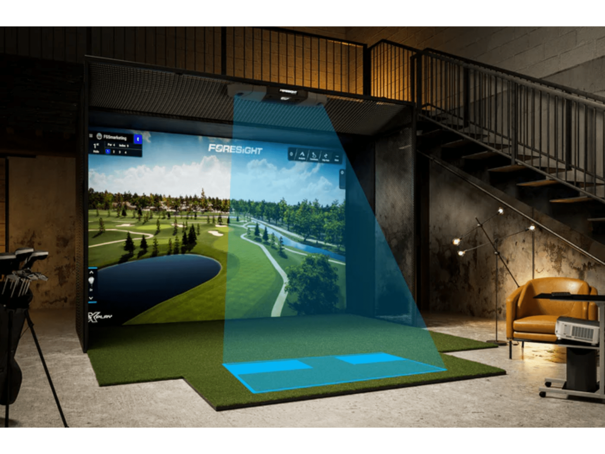 Foresight Falcon Launch Monitor by Foresight Sports for Home and Indoor Golf Simulators