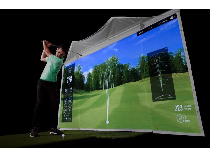 HomeCourse Retractable Golf ProScreen 180 by HomeCourse for Impact Screens