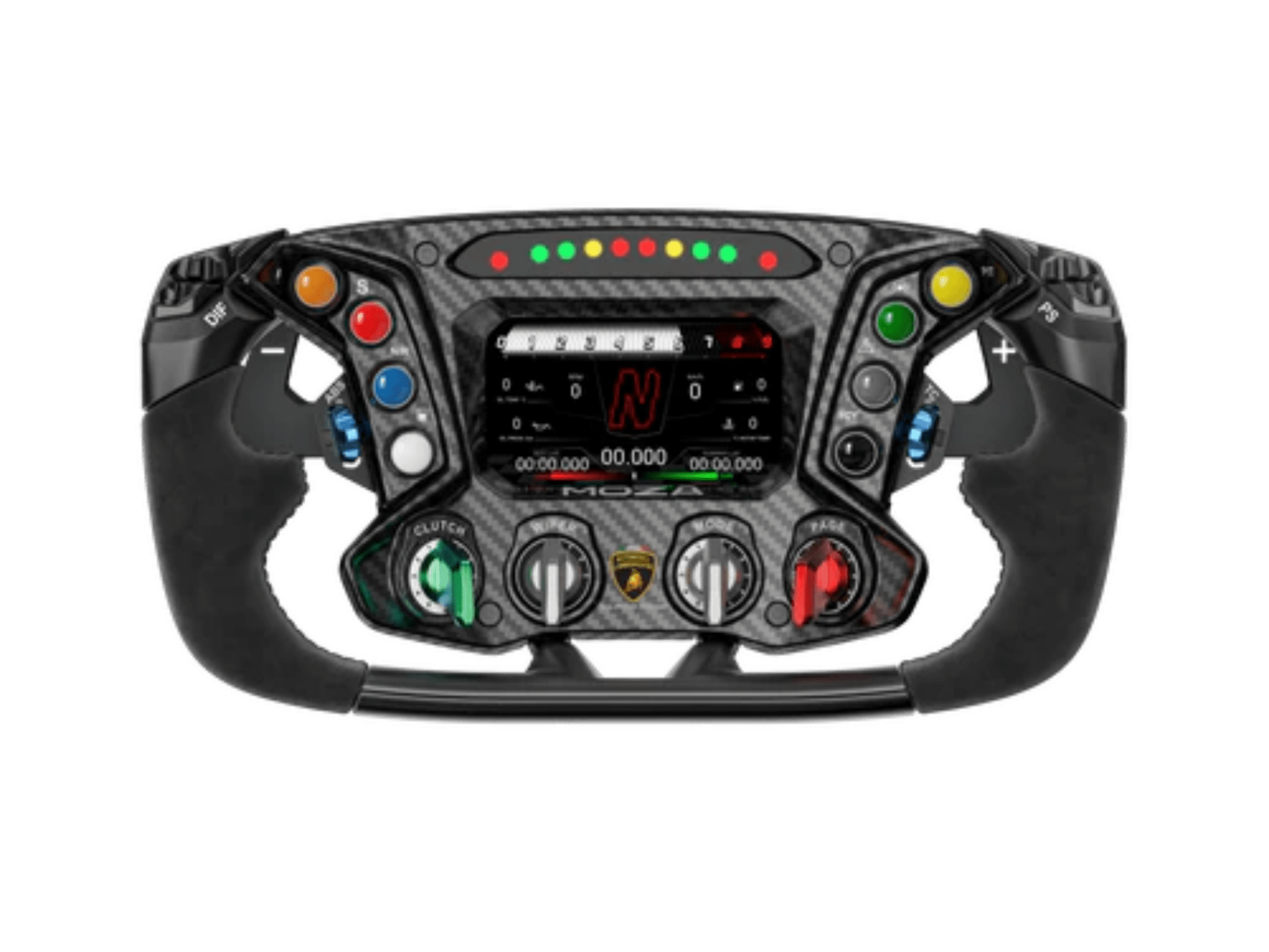 MOZA Racing Automobili Lamborghini Squadra Corse Essenza SCV12 Steering Wheel by MOZA Racing for Racing Simulators