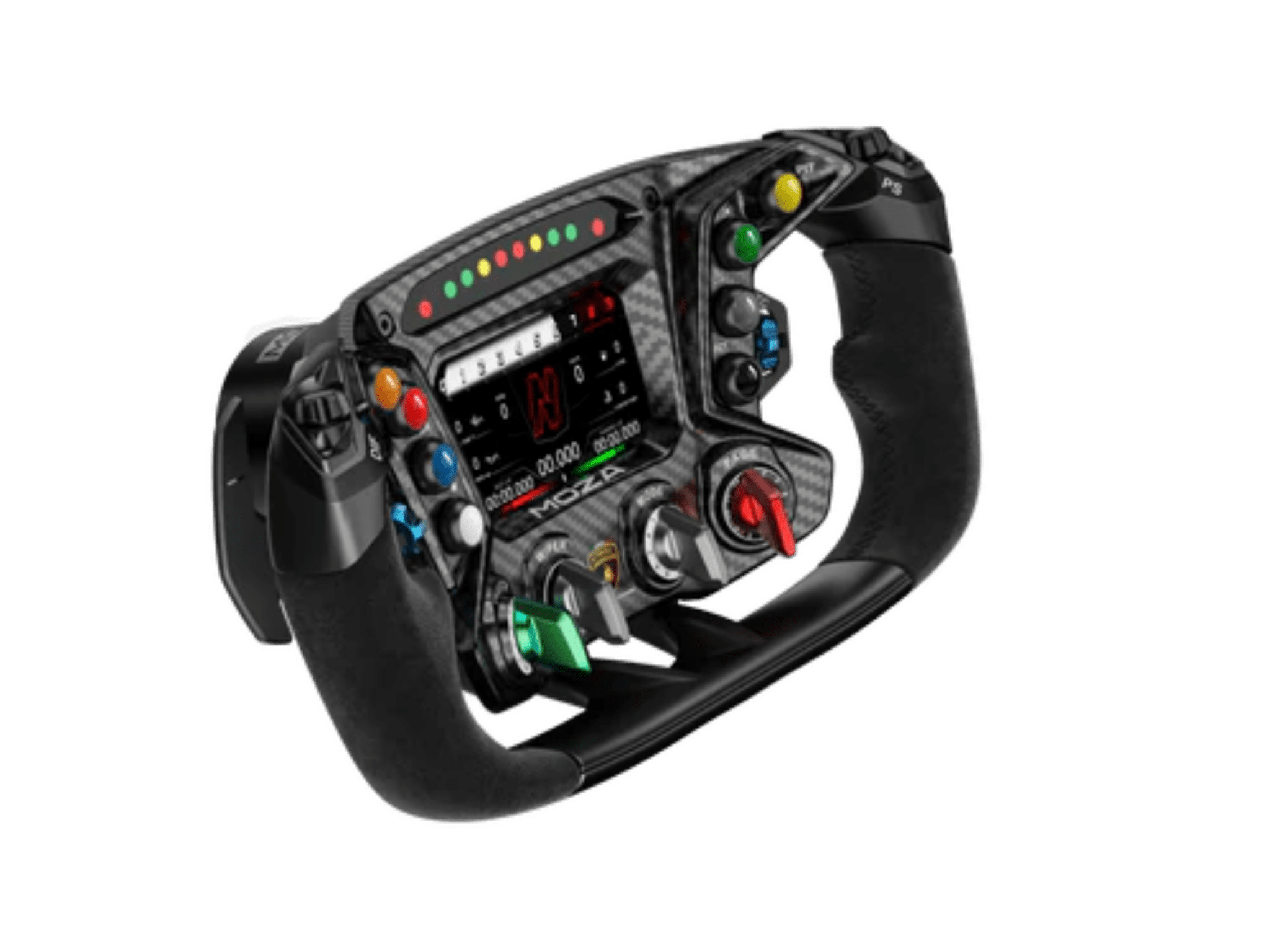 MOZA Racing Automobili Lamborghini Squadra Corse Essenza SCV12 Steering Wheel by MOZA Racing for Racing Simulators