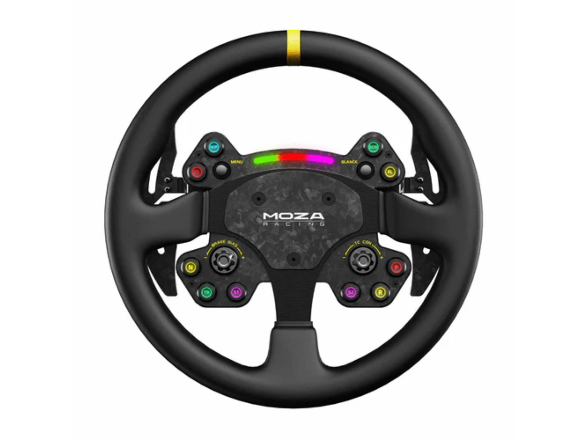 MOZA Racing RS Steering Wheel (Leather) by MOZA Racing for Racing Simulators