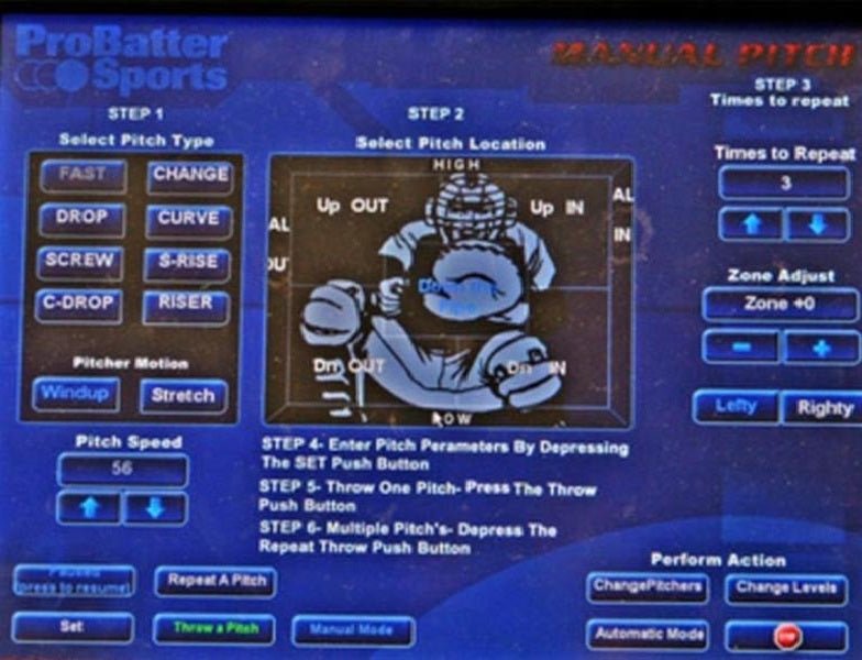 ProBatter PX3 Softball Batting Simulator by ProBatter for Pitching Simulators