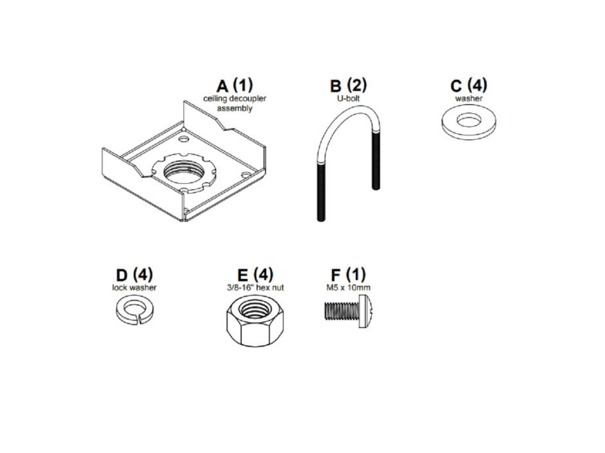 Projector Frame - Mount Kit by Carl's Place for Home and Indoor Golf Simulators