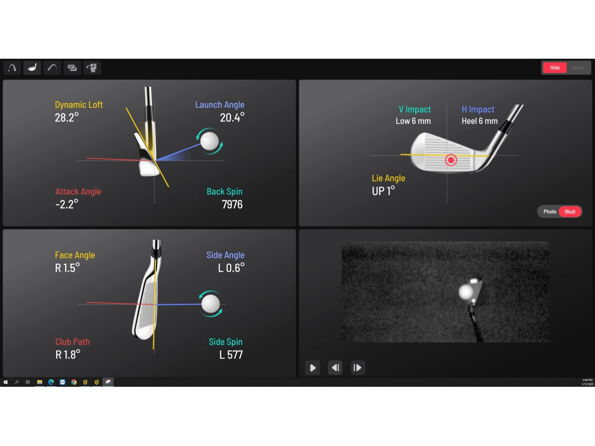 QED Launch Monitor by Uneekor for Home and Indoor Golf Simulators
