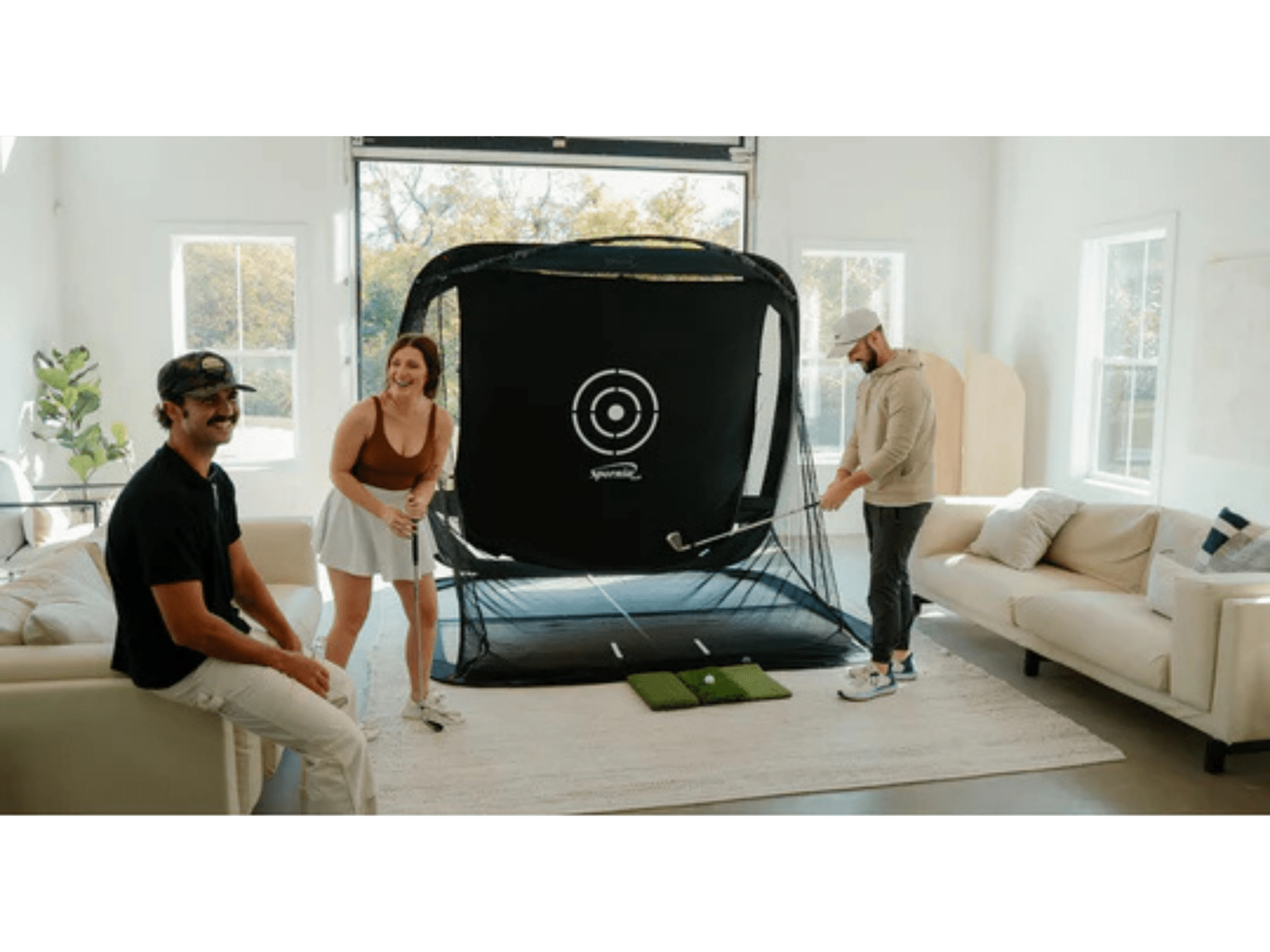 Rapsodo MLM2PRO Spornia Practice Package by Spornia for Home and Indoor Golf Simulators