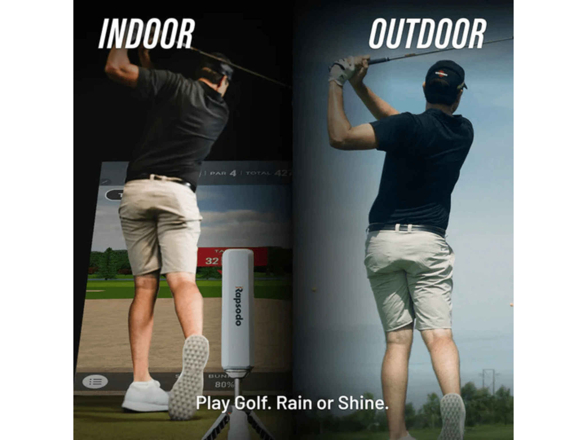 Rapsodo MLM2PRO Spornia Practice Package by Spornia for Home and Indoor Golf Simulators