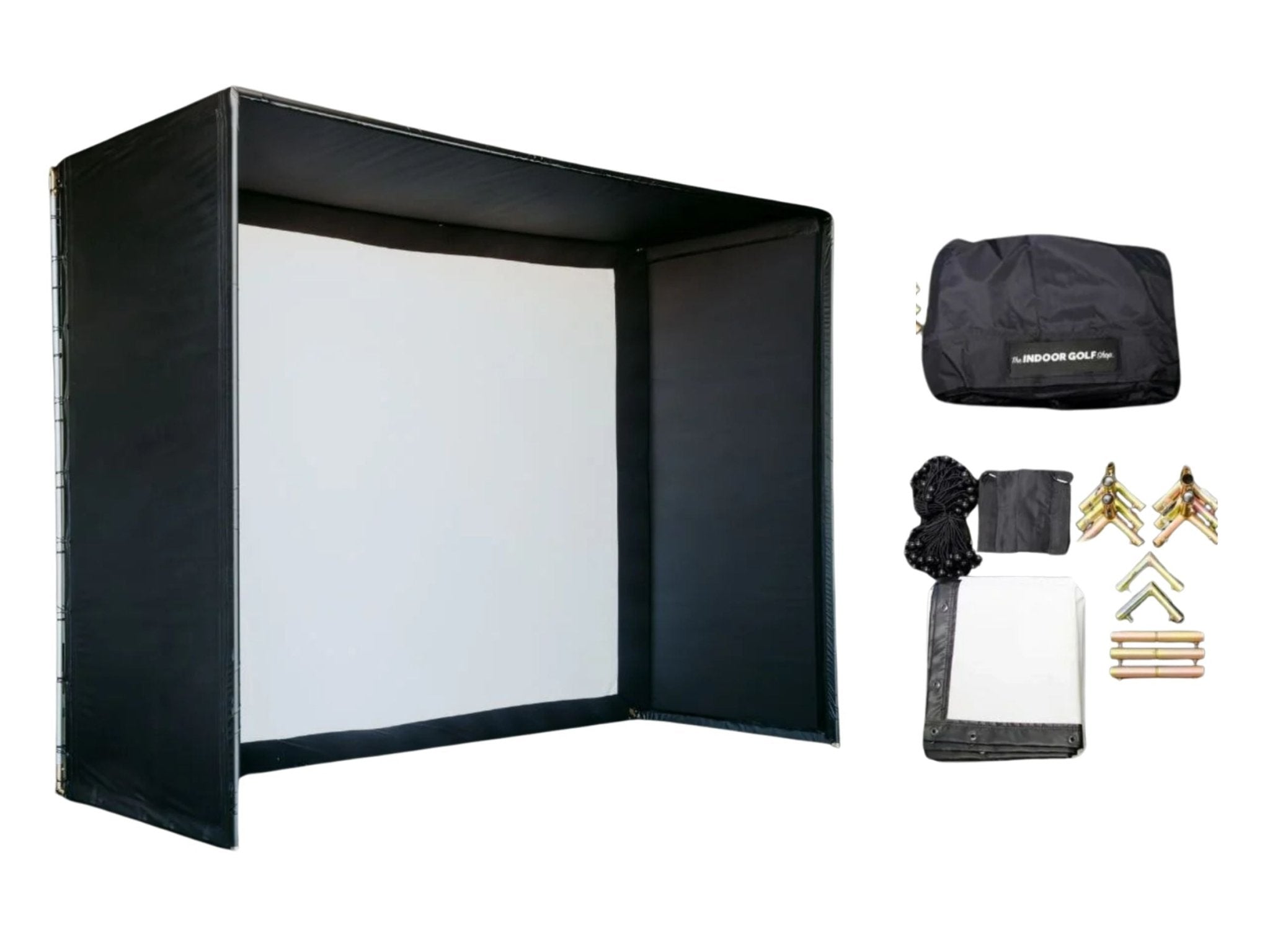 SIG DIY Golf Simulator Enclosure by The Indoor Golf Shop for Home and Indoor Golf Simulators