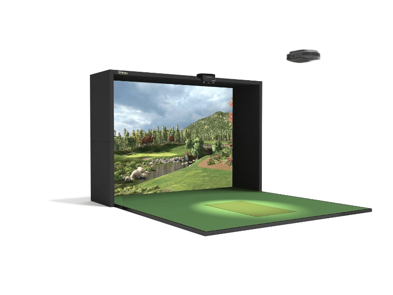SimBooth 1 Golf Simulator Enclosure by SimBooth for Home and Indoor Golf Simulators