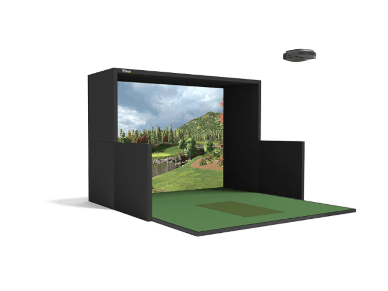 SimBooth 1 Golf Simulator Enclosure by SimBooth for Home and Indoor Golf Simulators