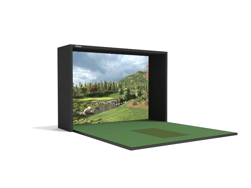 SimBooth 1 Golf Simulator Enclosure by SimBooth for Home and Indoor Golf Simulators