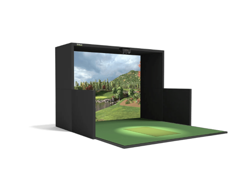 SimBooth 1 Golf Simulator Enclosure by SimBooth for Home and Indoor Golf Simulators