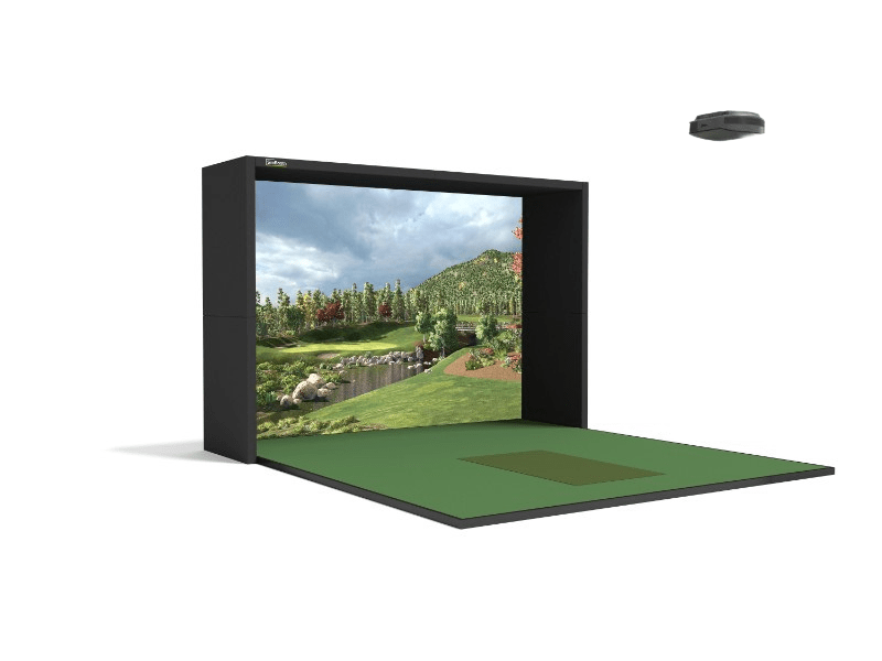 SimBooth 1 Golf Simulator Enclosure by SimBooth for Home and Indoor Golf Simulators