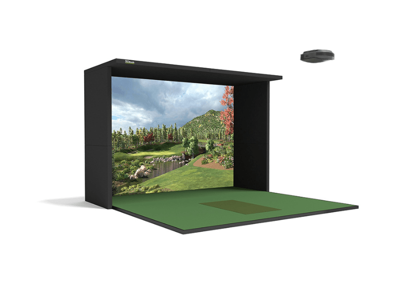 SimBooth 2 Golf Simulator Enclosure by SimBooth for Home and Indoor Golf Simulators
