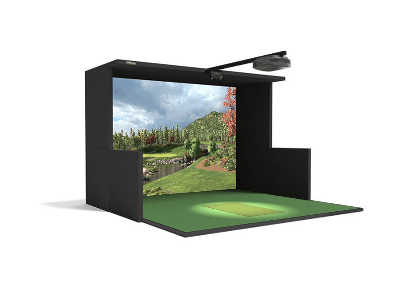 SimBooth 2 Golf Simulator Enclosure by SimBooth for Home and Indoor Golf Simulators
