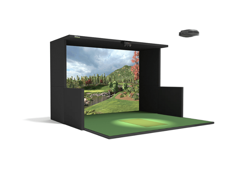 SimBooth 2 Golf Simulator Enclosure by SimBooth for Home and Indoor Golf Simulators
