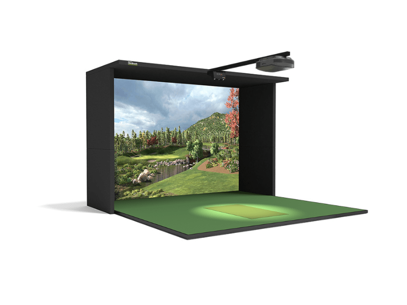 SimBooth 2 Golf Simulator Enclosure by SimBooth for Home and Indoor Golf Simulators