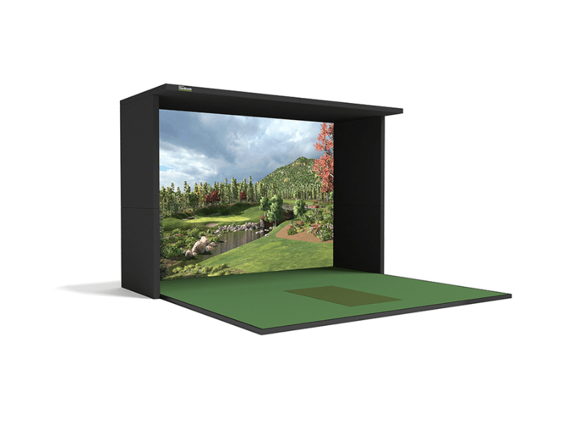 SimBooth 2 Golf Simulator Enclosure by SimBooth for Home and Indoor Golf Simulators