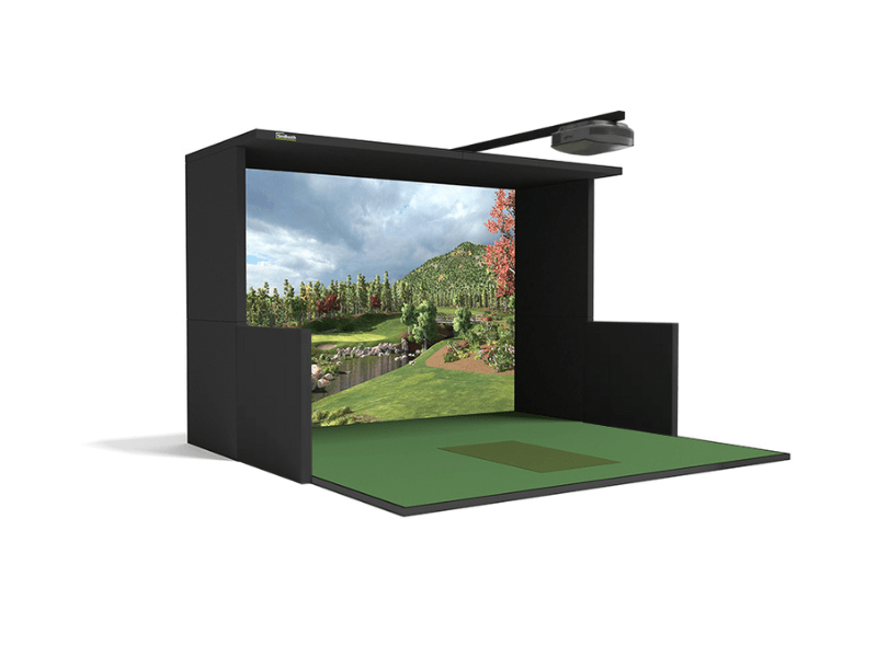 SimBooth 2 Golf Simulator Enclosure by SimBooth for Home and Indoor Golf Simulators