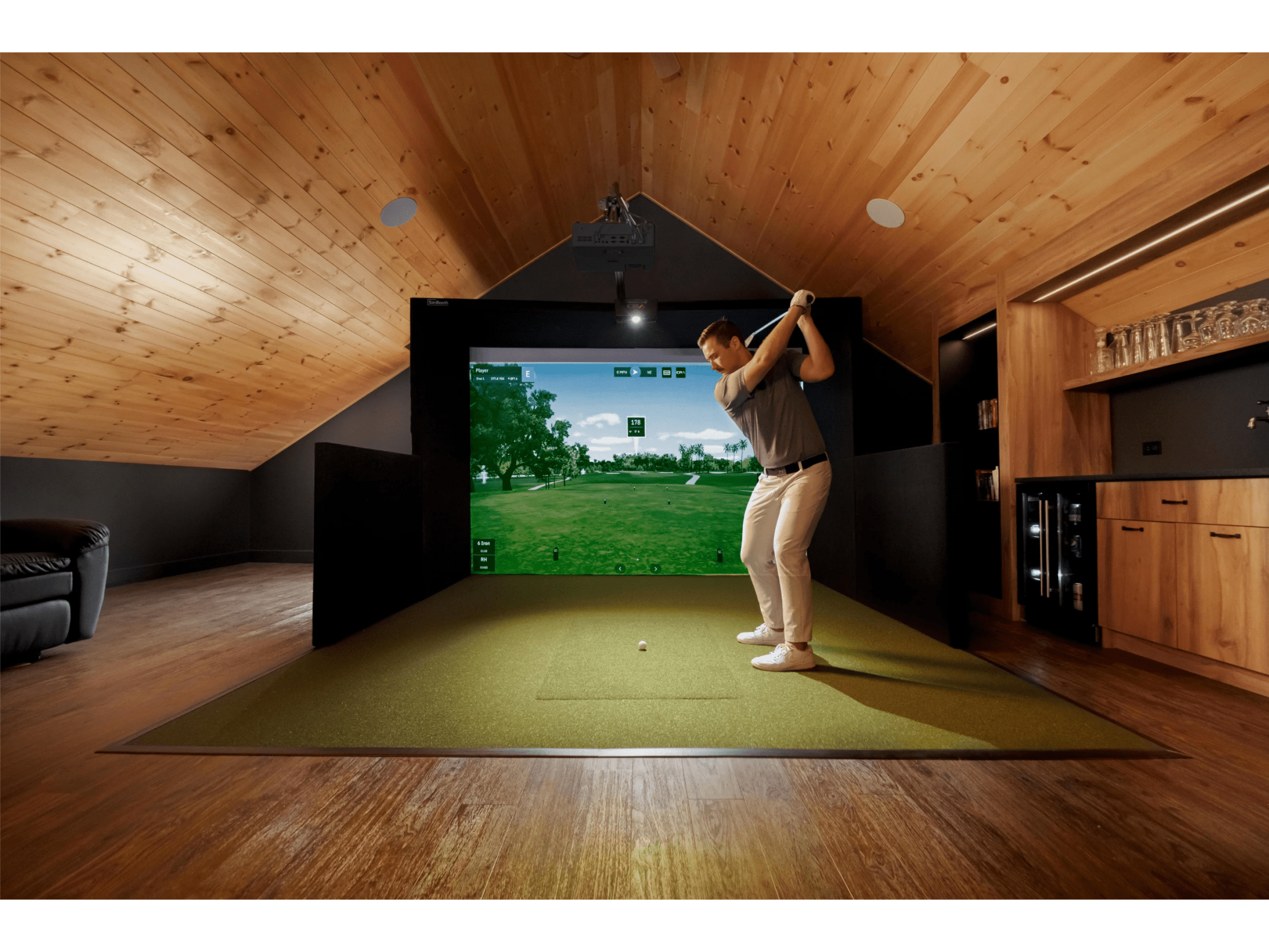 SimBooth 2 Kit by SimBooth for Home and Indoor Golf Simulators