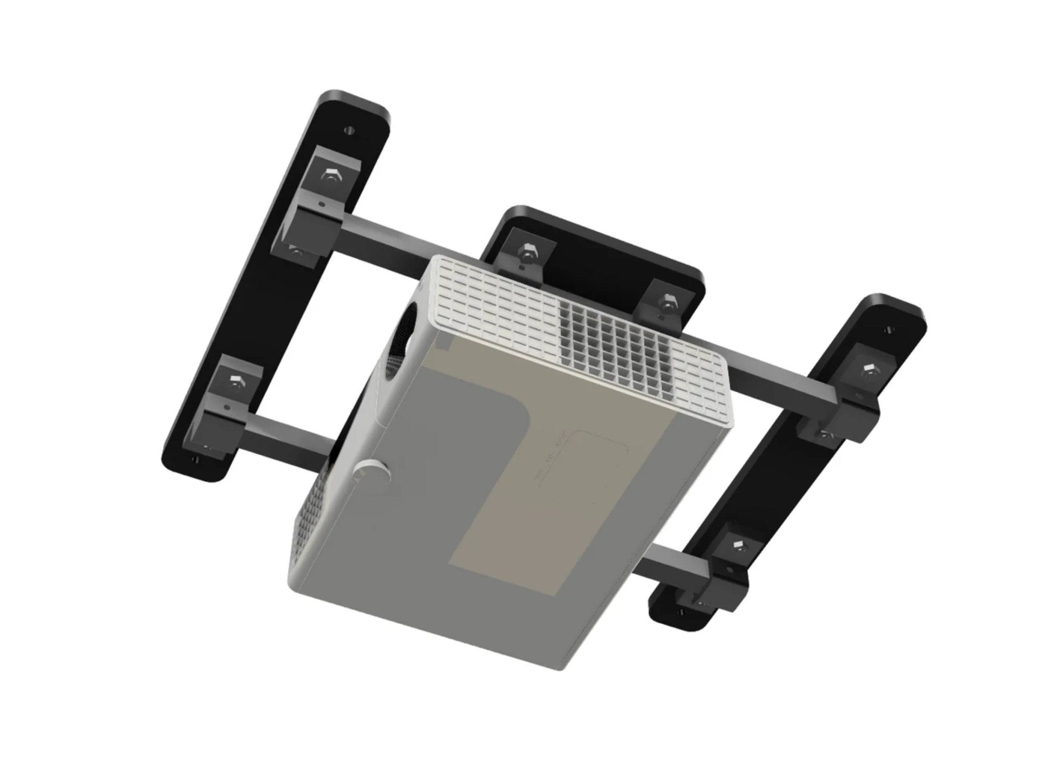 SkyRail Sliding Ceiling Projector Mount by AllSportSystems for Home and Indoor Golf Simulators
