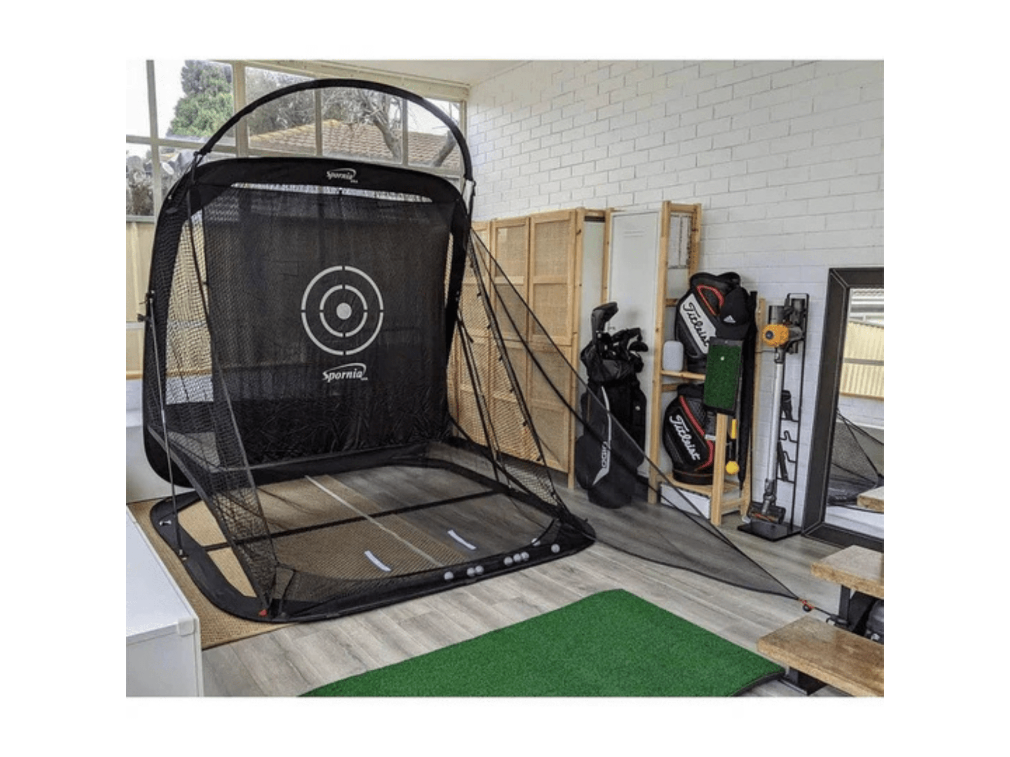 Spornia SPG - 7 Golf Practice Net | Standard Edition by Spornia for Home and Indoor Golf Simulators