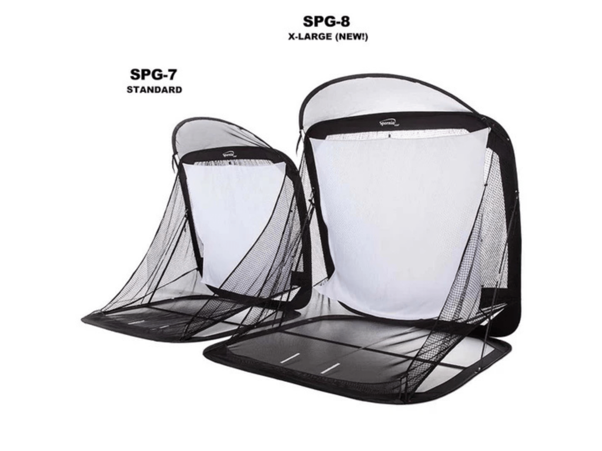 Spornia SPG - 8 Golf Practice Net | XL Edition by Spornia for Home and Indoor Golf Simulators