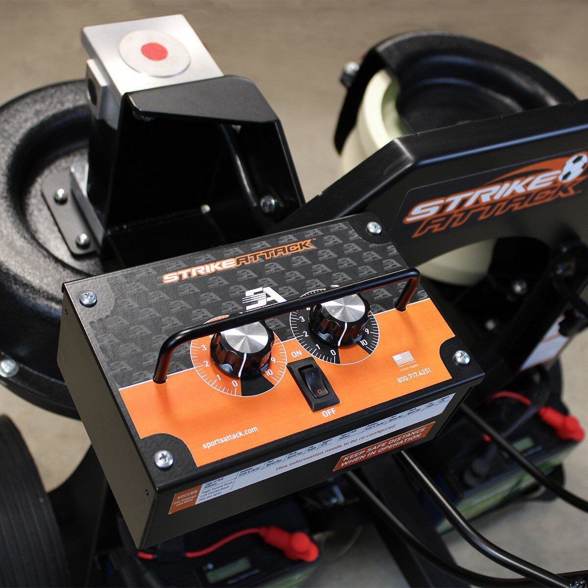 Strike Attack Soccer Machine (DC Model) by Sports Attack for Soccer Machines