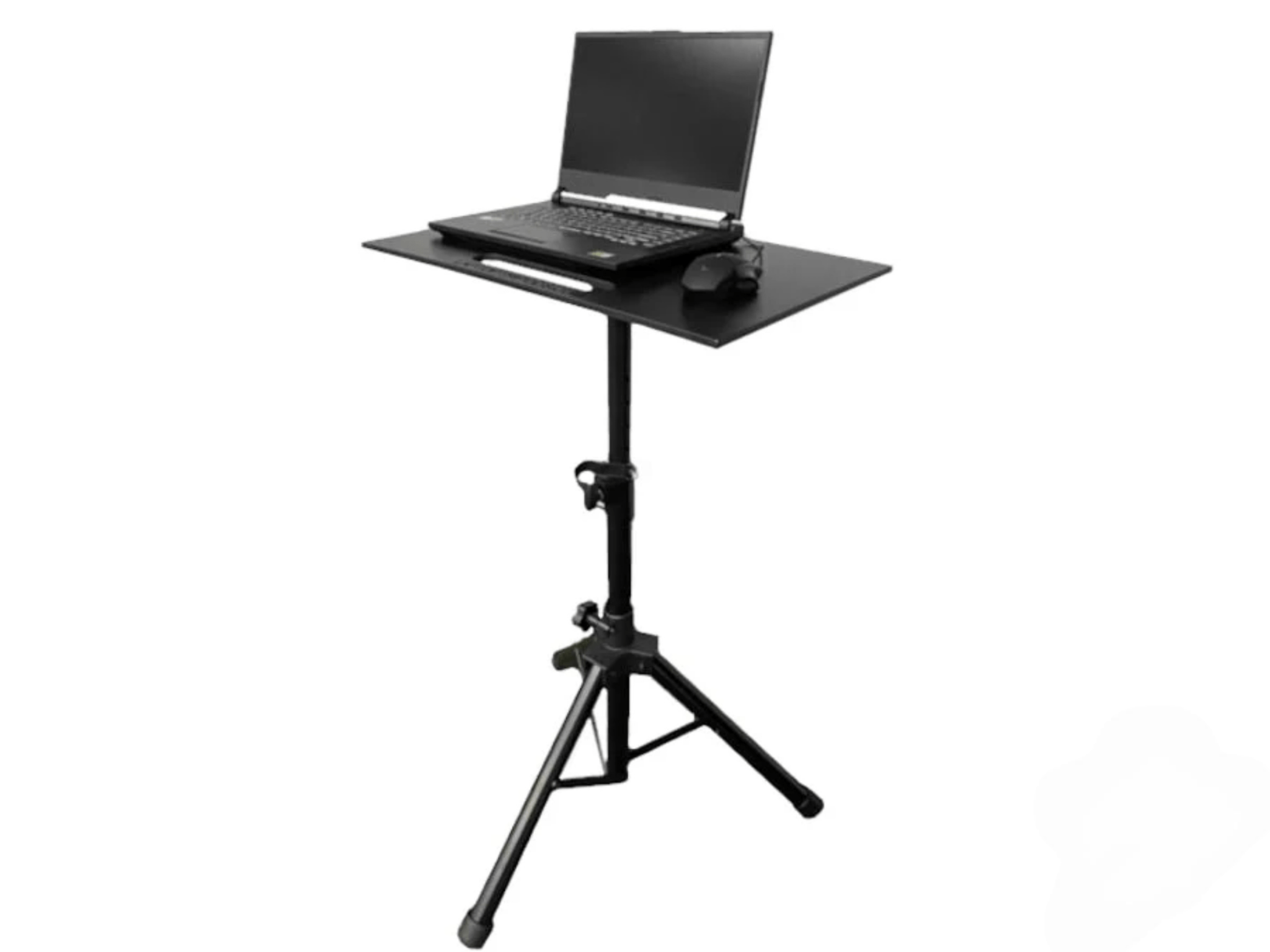 Ultra Portable Laptop Stand by AllSportSystems for Home and Indoor Golf Simulators
