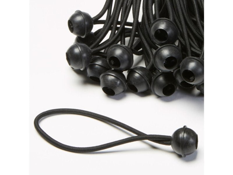 6 - inch Black Ball Bungees (each) by Carl's Place for Home and Indoor Golf Simulators