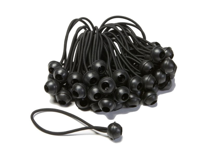 6 - inch Black Ball Bungees (each) by Carl's Place for Home and Indoor Golf Simulators