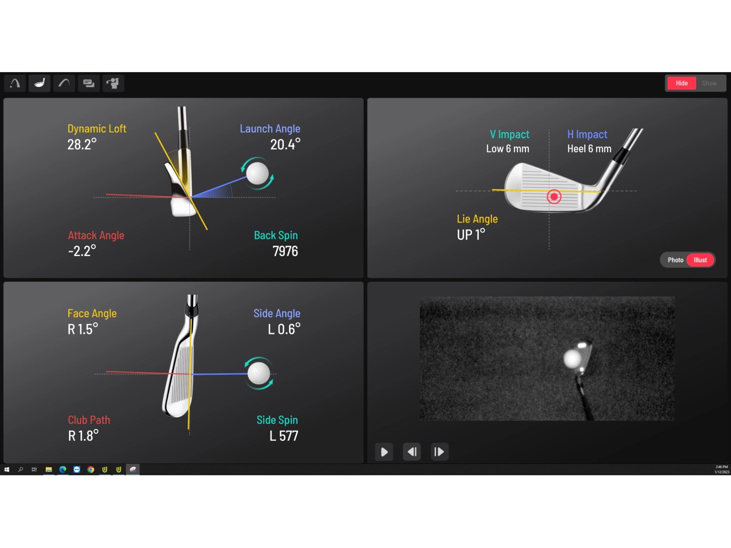 QED Launch Monitor