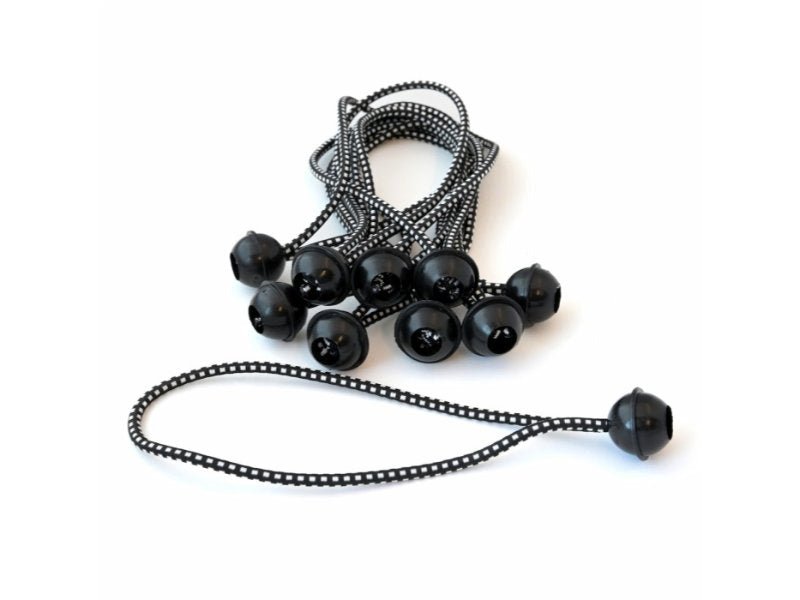 9 - inch Black Ball Bungees (each) by Carl's Place for Home and Indoor Golf Simulators