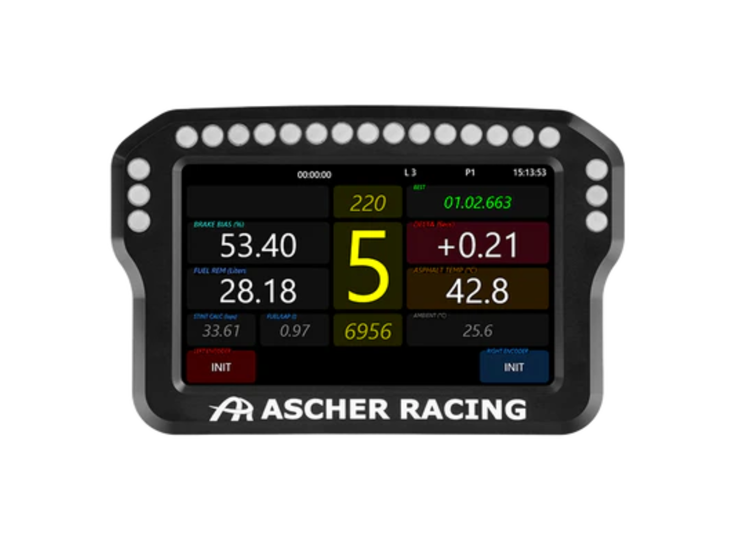 Ascher Racing Dashboard 4" Edition