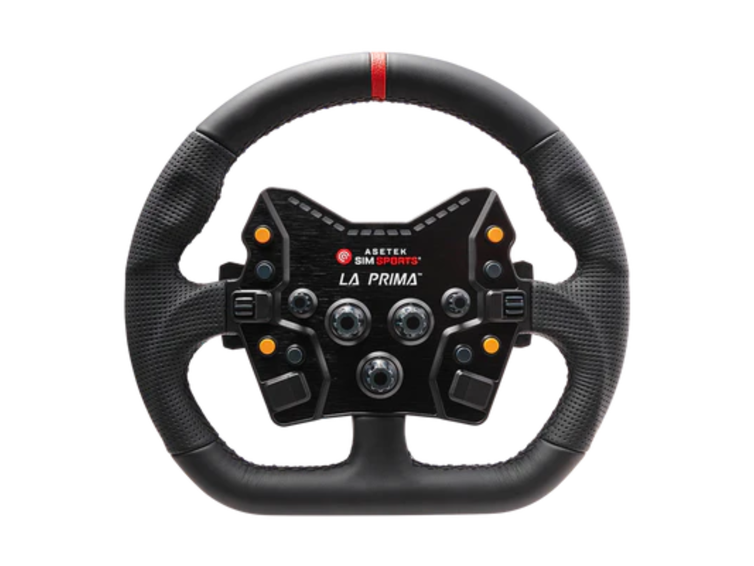 Asetek SimSports Closed D Leather Rim / Black