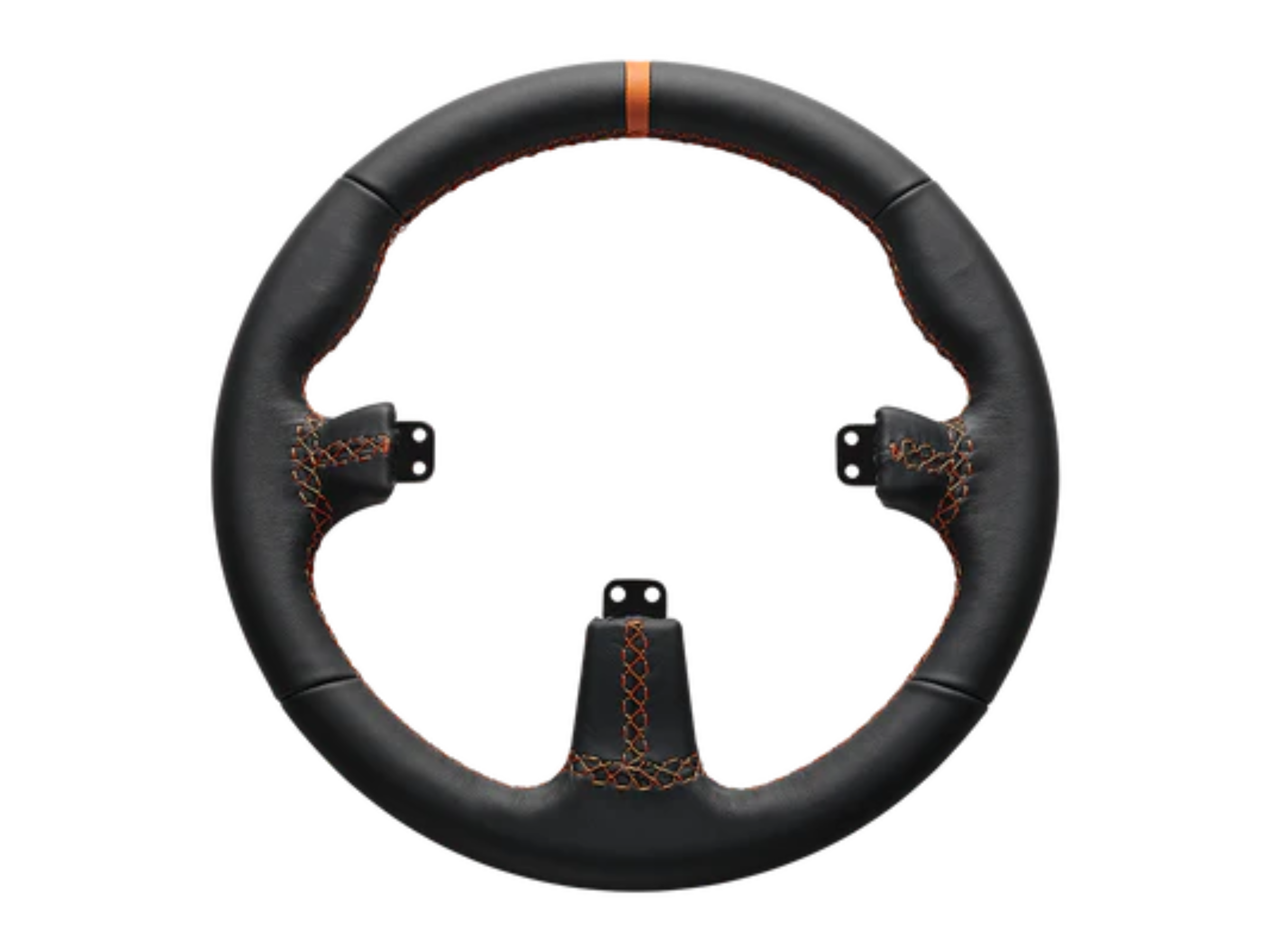 Asetek SimSports Round Black Leather Rim