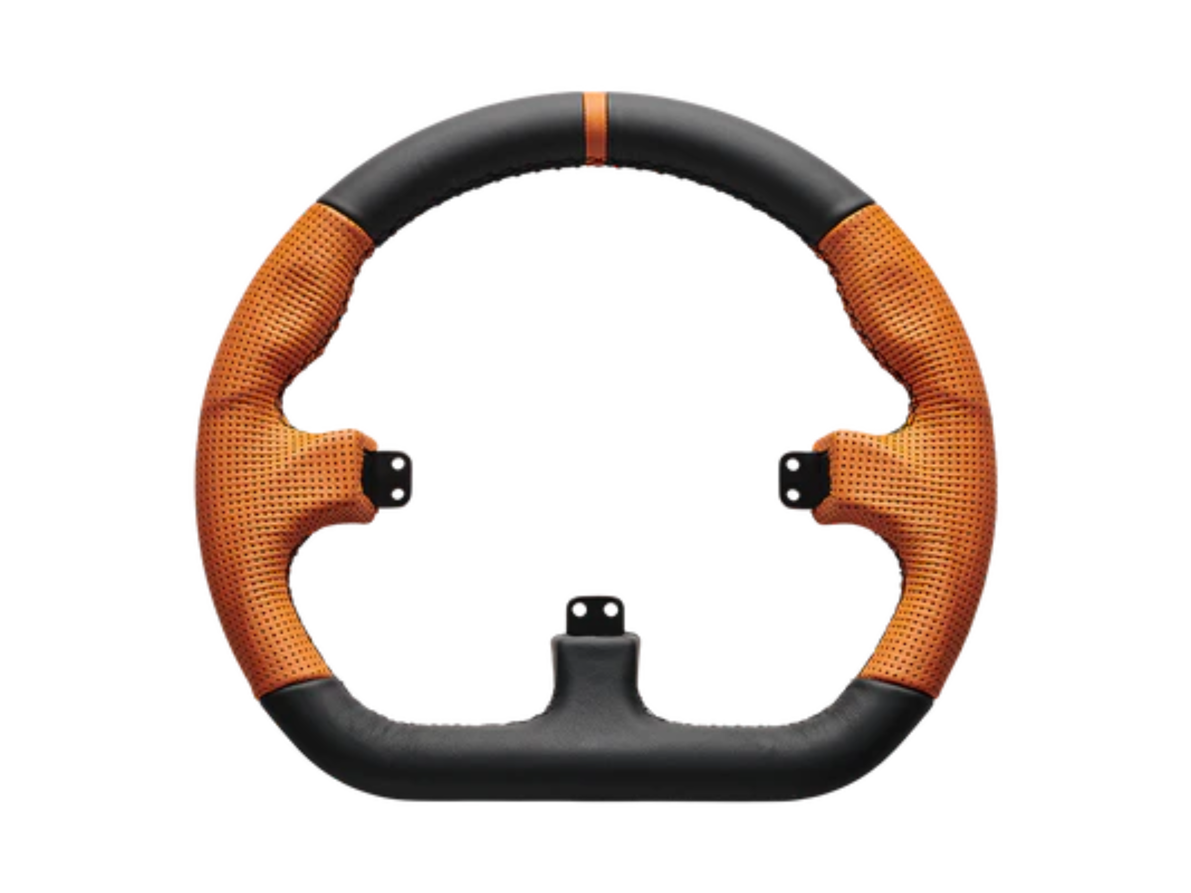 Asetek Simsports Closed D Leather Rim / Orange