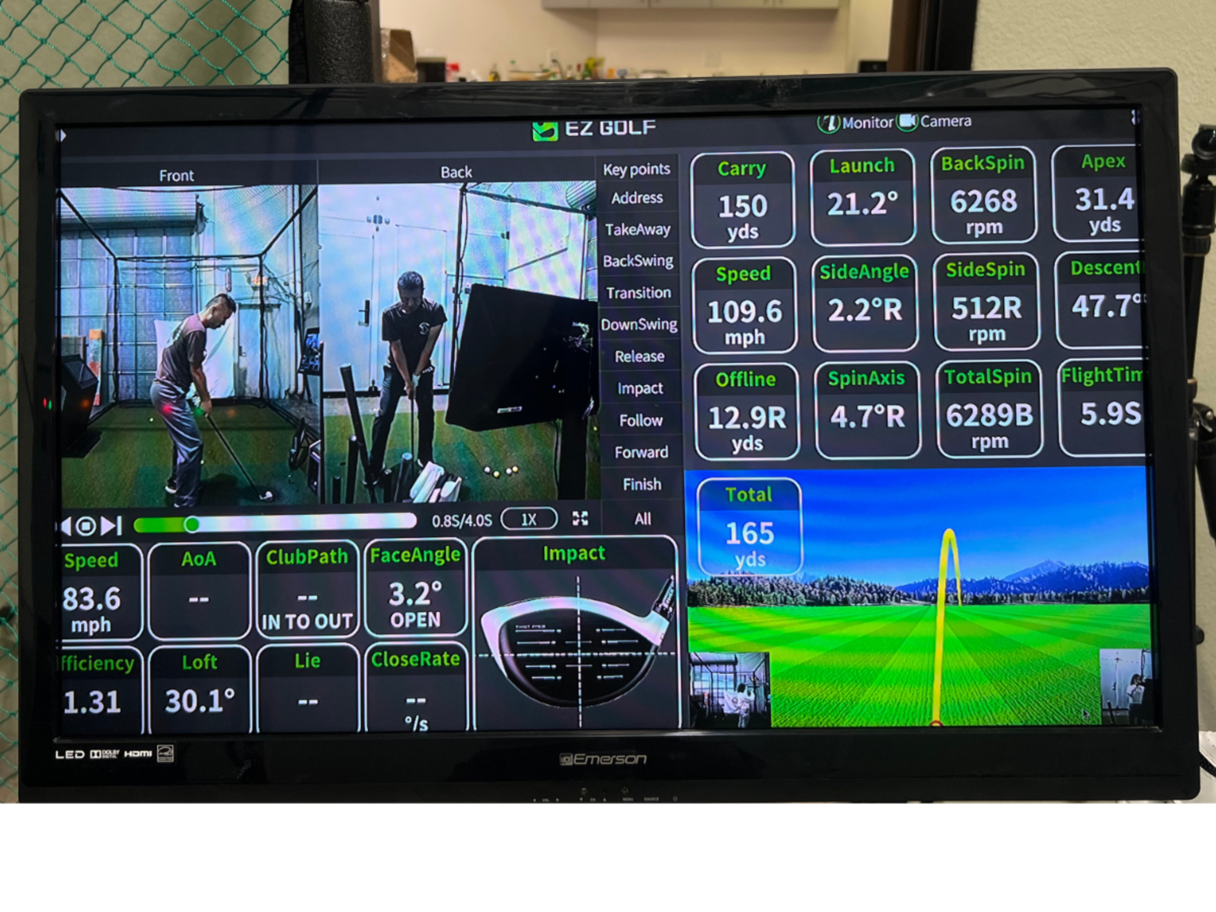 EZ Touch Launch Monitor