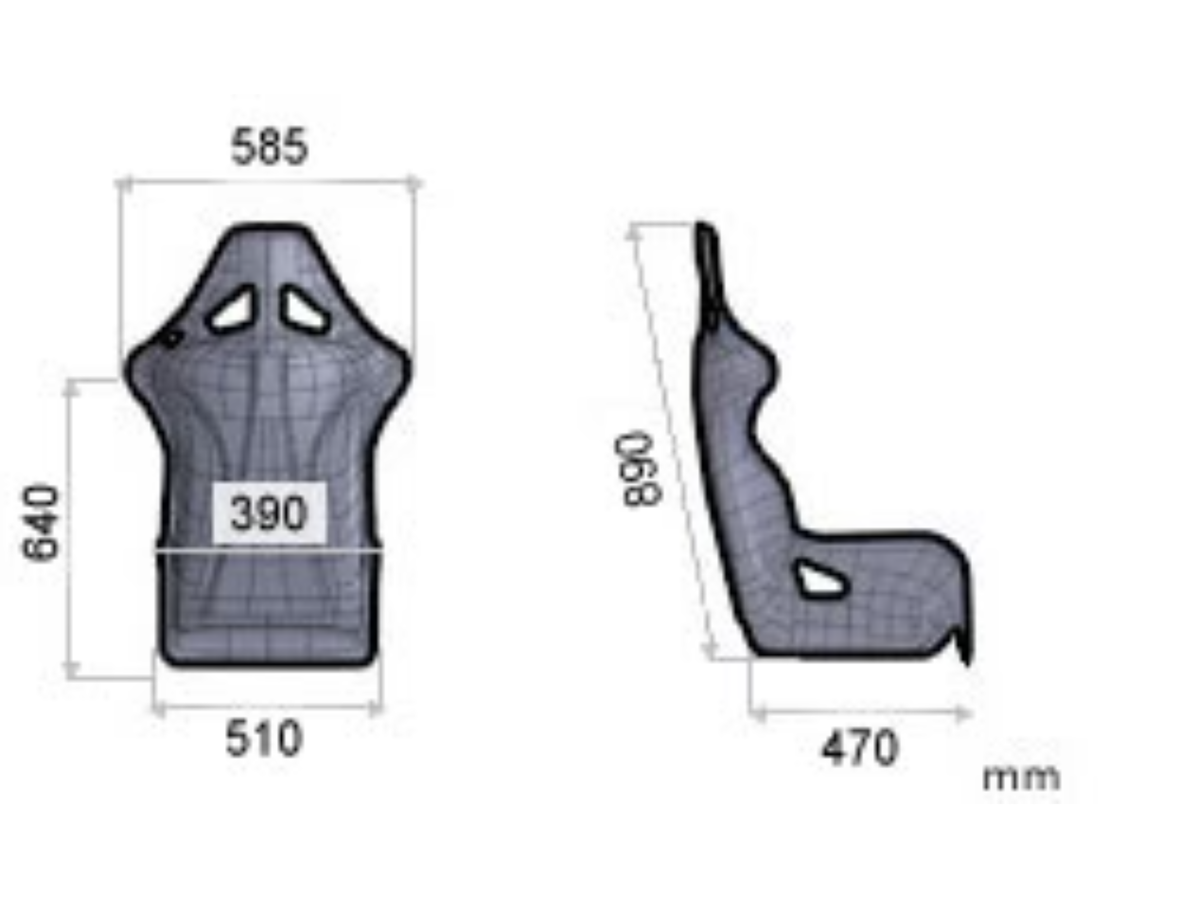 OMP TRS-E Bucket Seat