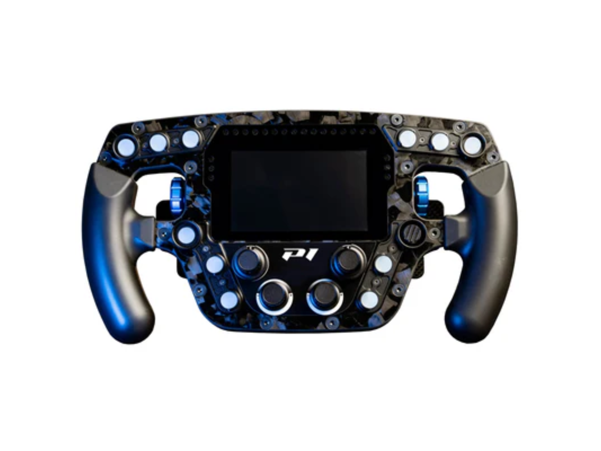 P1Sim Eau Rouge Plus Forged Carbon Formula Wheel (Wired)