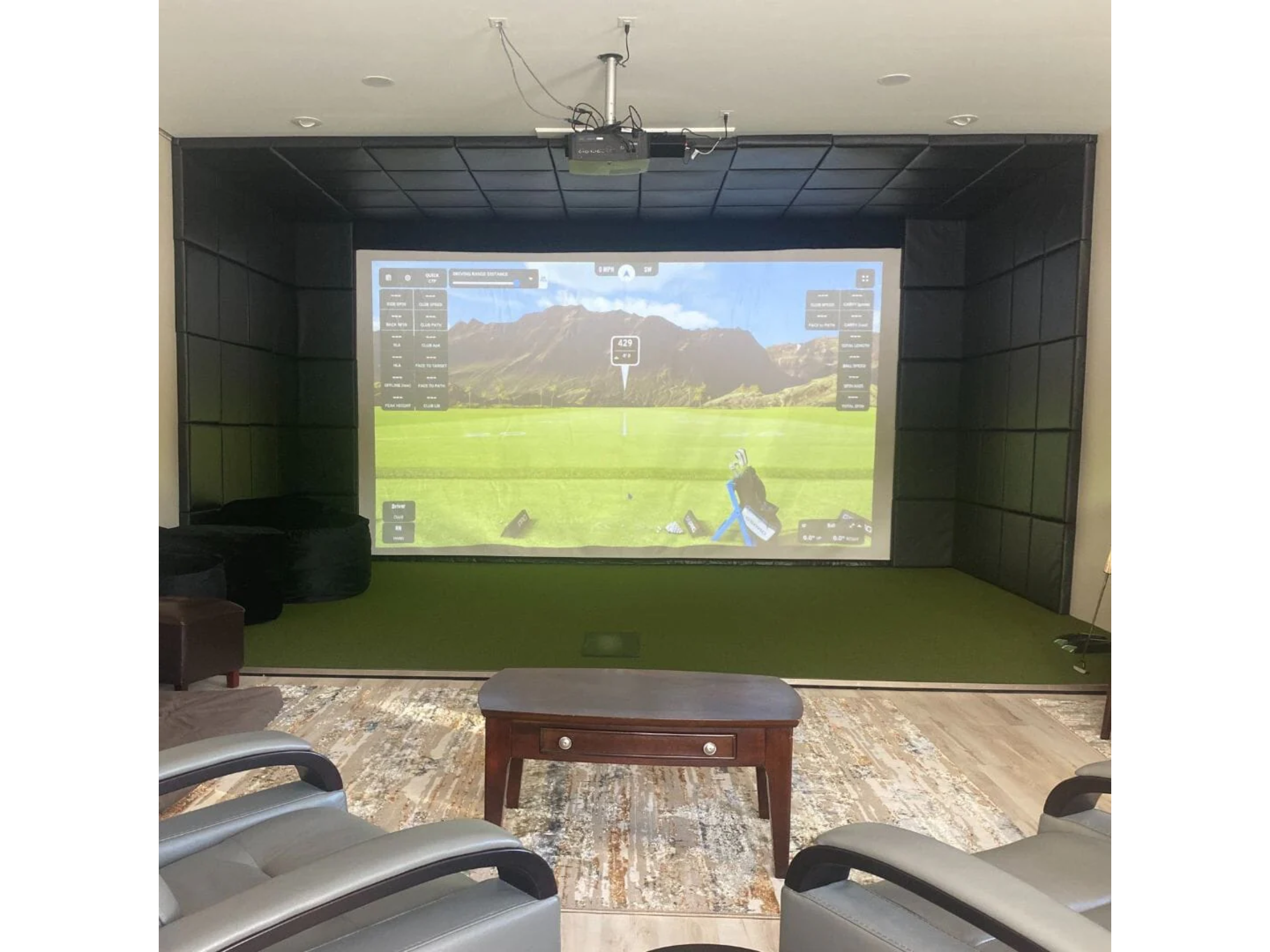 SIGPRO Golf Simulator Wall Padding
