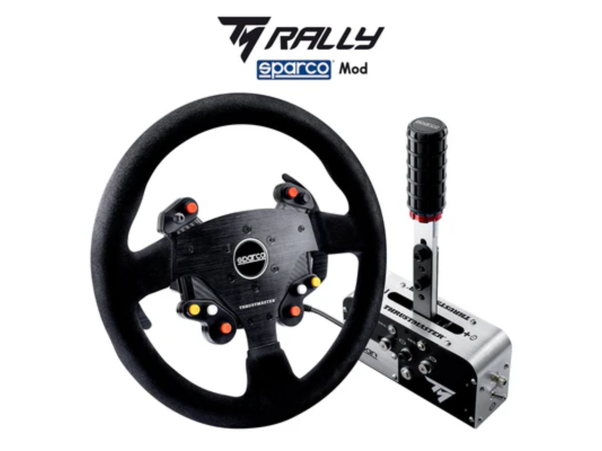 Thrustmaster Bundle Wheel Add-On Sparco R383 Mod & TSS Handbrake+ Sparco Mod & Sequential Shifter (PC | PS5 | PS4 | Xbox One, Series S/X)