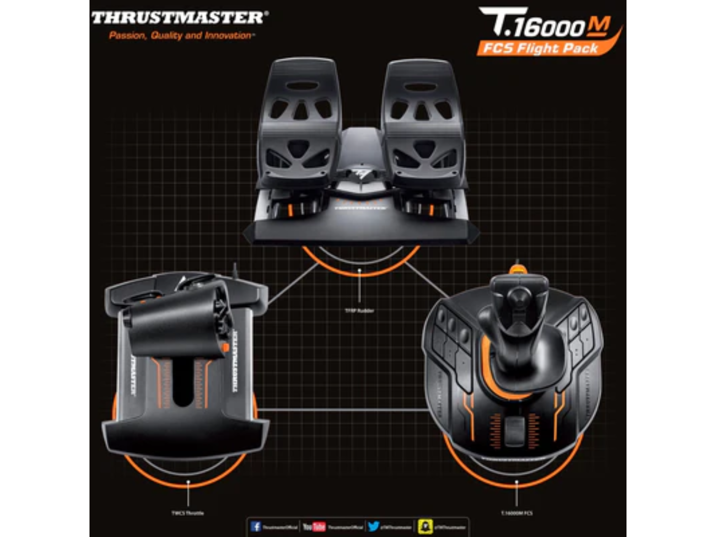 Thrustmaster T-16000M FCS Flight Pack (PC)