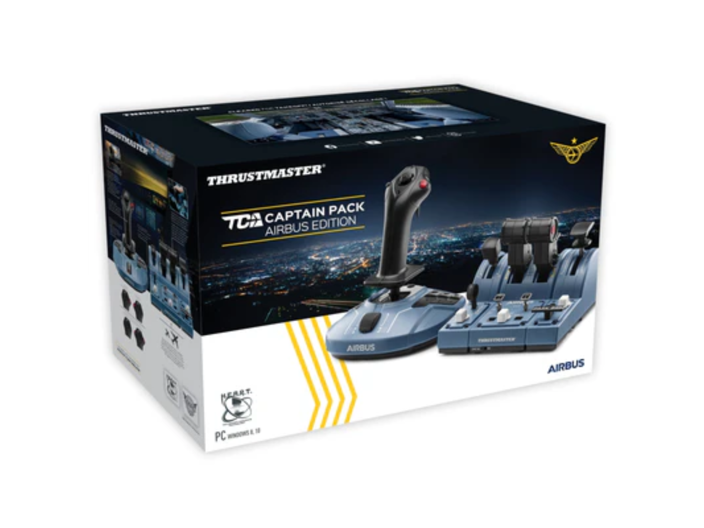 Thrustmaster TCA Captains Airbus Edition Flight Stick, Throttle & Add-On (PC)