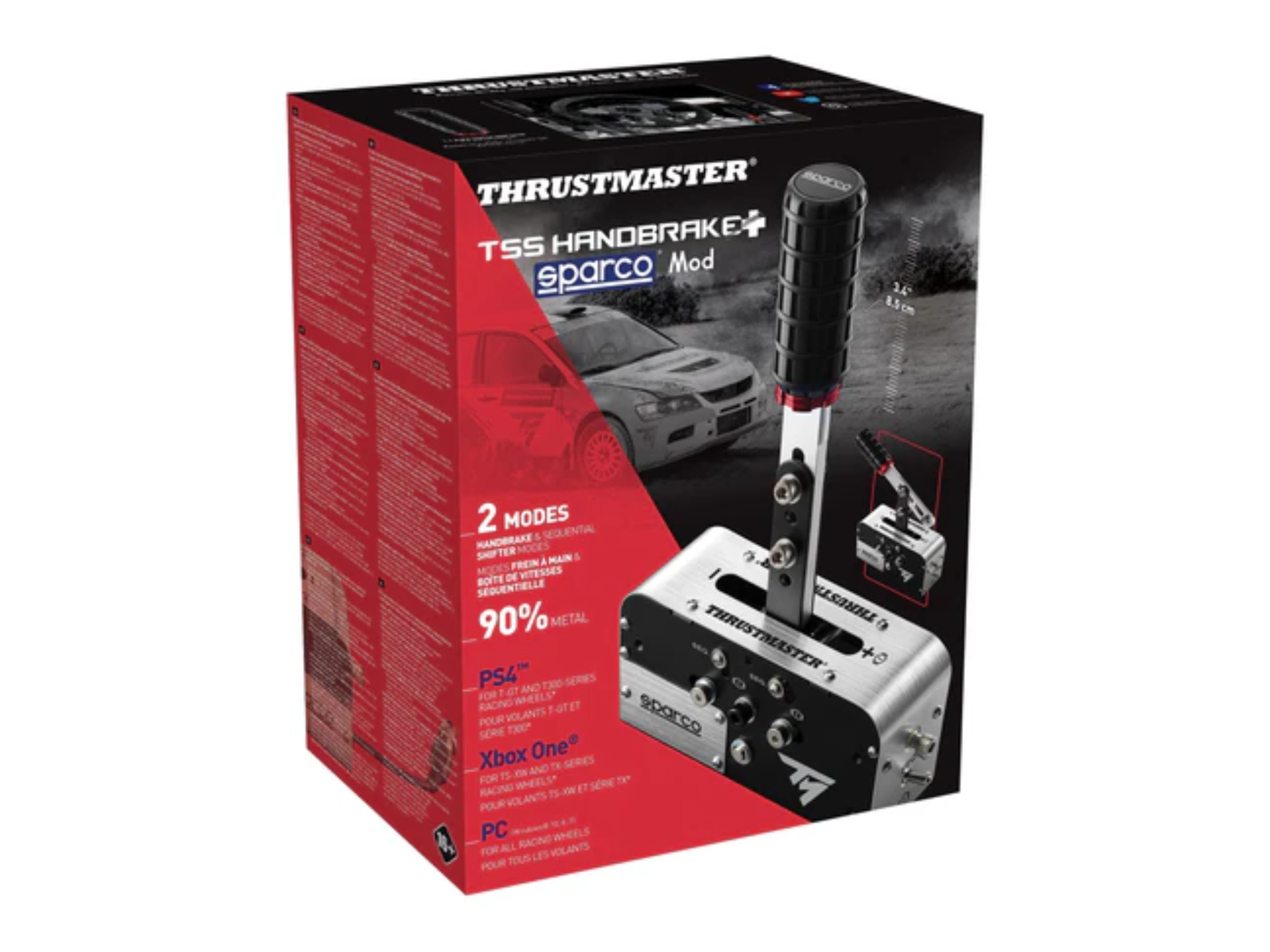 Thrustmaster TSS Handbrake+ Sparco Mod & Sequential Shifter (PC | PS5 | PS4 | Xbox One, Series S/X)